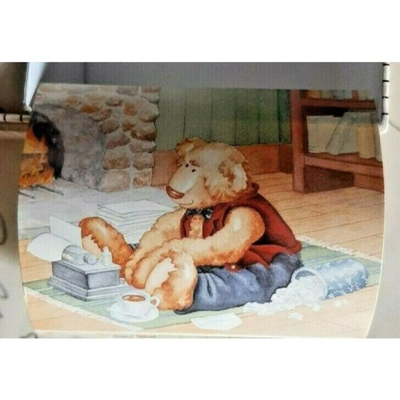 32 Vintage Stickers St. Martin's Teddy Bear Paw Press New 4 Rolls - Picture 7 of 10